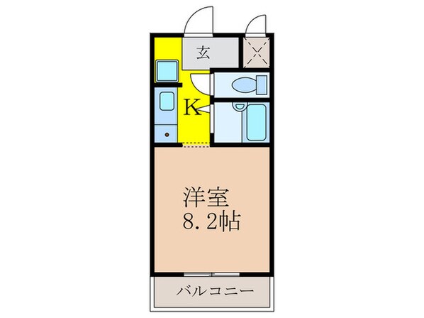 １０１ビルディングの物件間取画像